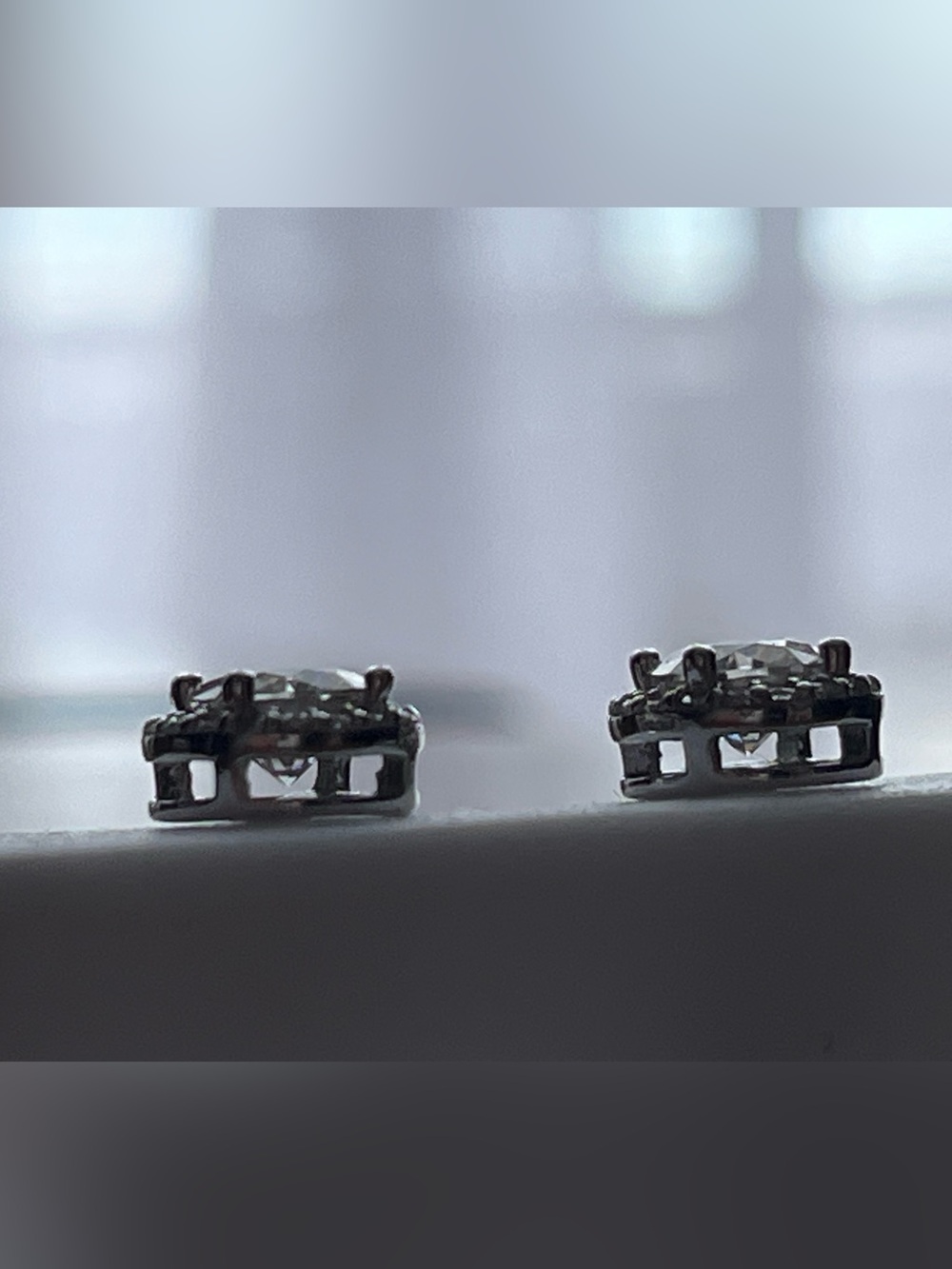💎 1.42 CTTW Lab Diamonds * Sterling Silver Stud Earrings 400$ MSRP*